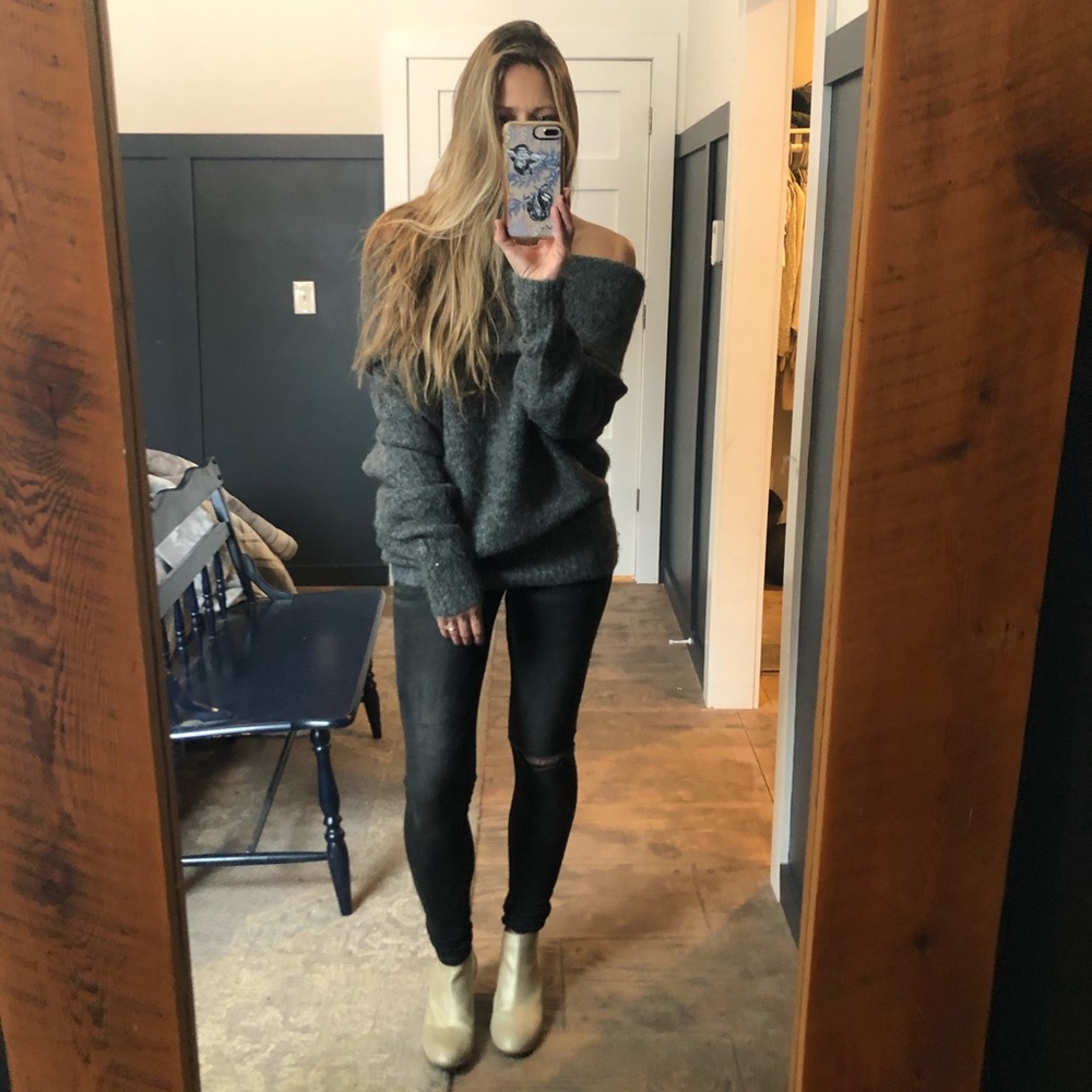 H&M off the shoulder sweater size small